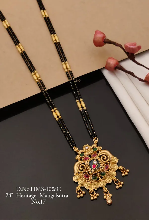 Traditional_Gold_Plated_Mangalsutra_/_Ethnic_Jewellery_/_Elegant_Design