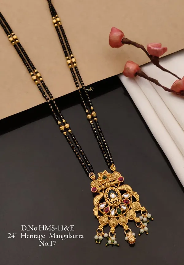 Traditional_Gold_Plated_Mangalsutra_/_Ethnic_Jewellery_/_Elegant_Design