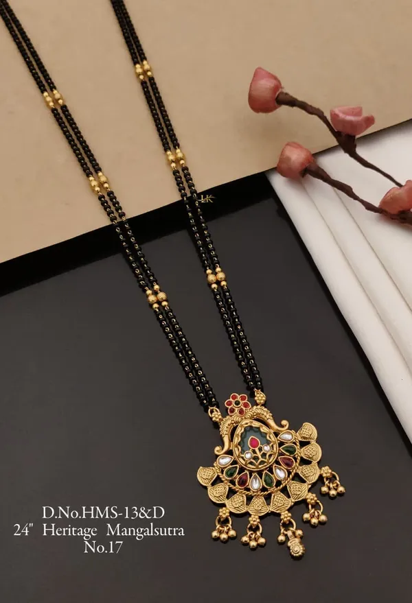 Traditional_Gold_Plated_Mangalsutra_/_Ethnic_Jewellery_/_Elegant_Design