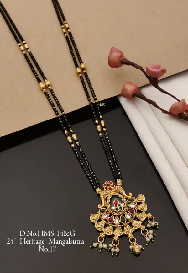 Traditional_Gold_Plated_Mangalsutra_/_Ethnic_Jewellery_/_Elegant_Design