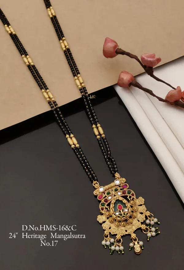 Traditional_Gold_Plated_Mangalsutra_/_Ethnic_Jewellery_/_Elegant_Design