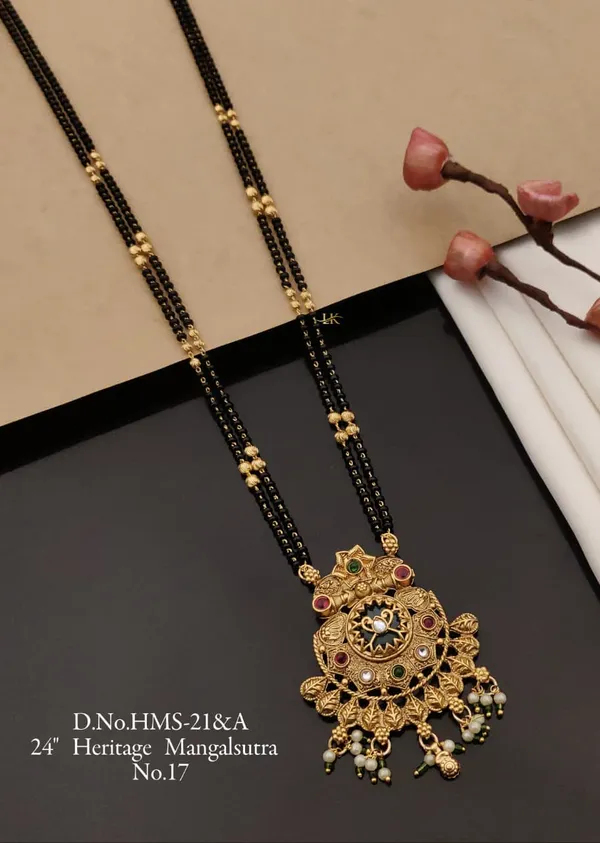 Traditional_Gold_Plated_Mangalsutra_/_Ethnic_Jewellery_/_Elegant_Design