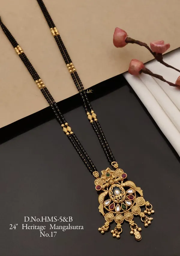 Traditional_Gold_Plated_Mangalsutra_/_Ethnic_Jewellery_/_Elegant_Design