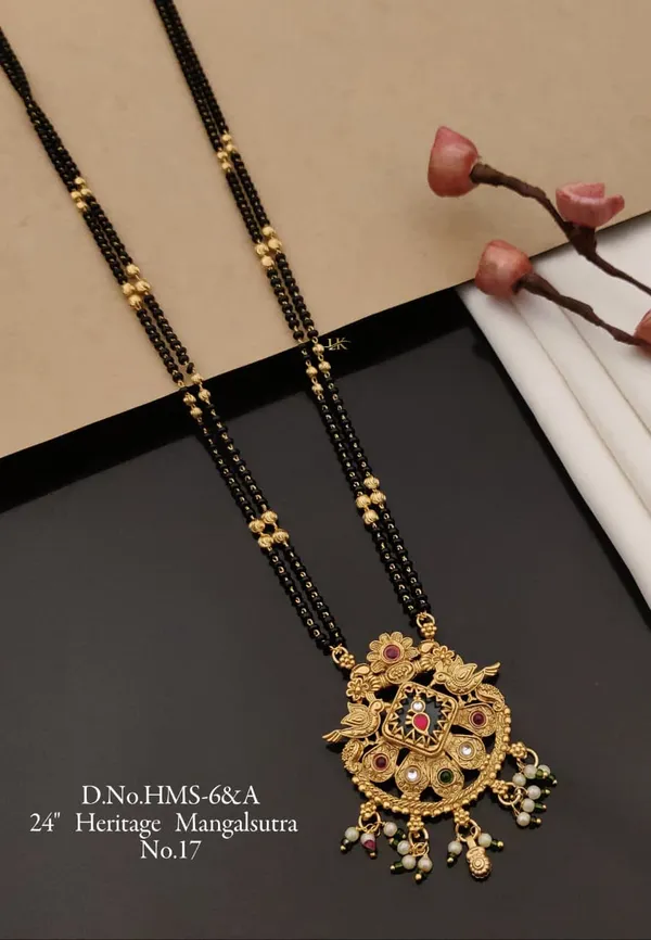 Traditional_Gold_Plated_Mangalsutra_/_Ethnic_Jewellery_/_Elegant_Design