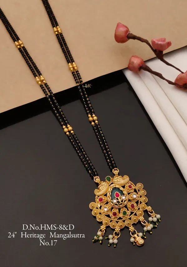 Traditional_Gold_Plated_Mangalsutra_/_Ethnic_Jewellery_/_Elegant_Design