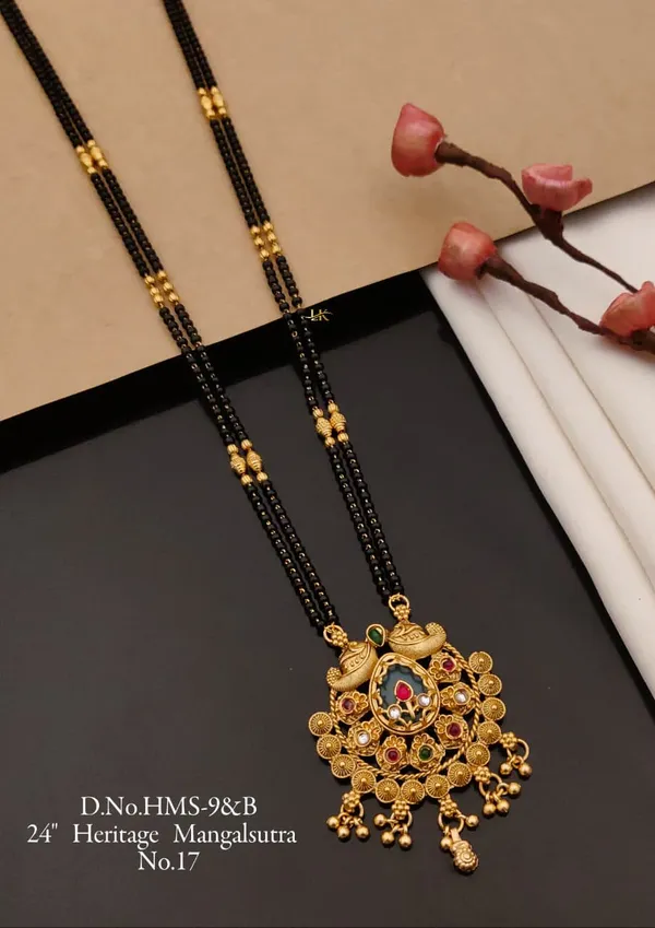 Traditional_Gold_Plated_Mangalsutra_/_Ethnic_Jewellery_/_Elegant_Design
