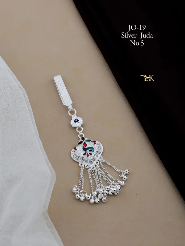 Silver_Saree_Waist_Challa_Juda