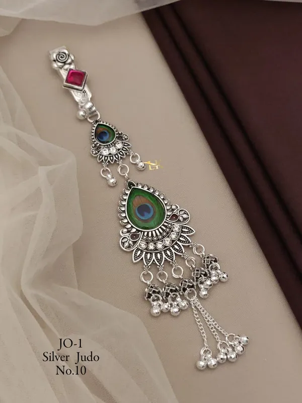 Silver_Saree_Waist_Challa_Juda