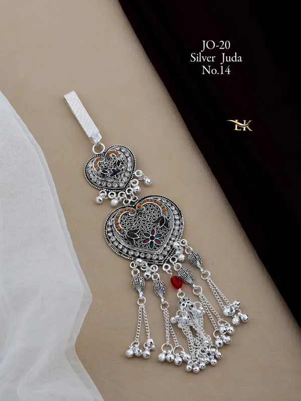 Silver_Saree_Waist_Challa_Juda