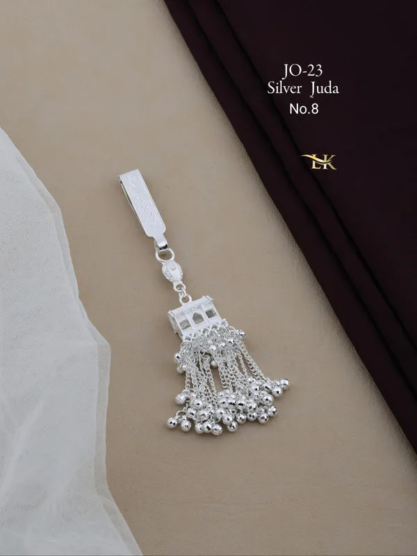 Silver_Saree_Waist_Challa_Juda