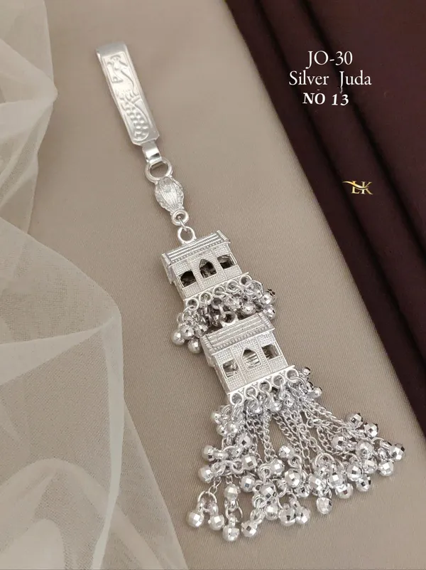 Silver_Saree_Waist_Challa_Juda