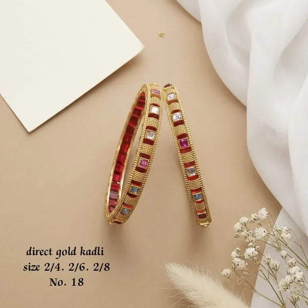 Gold_Plated_Designer_Kadli_kada_for_Women_&_Girls