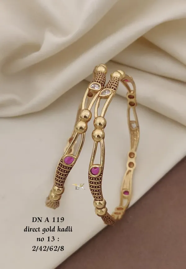 Gold_Plated_Designer_Kadli_kada_for_Women_&_Girls