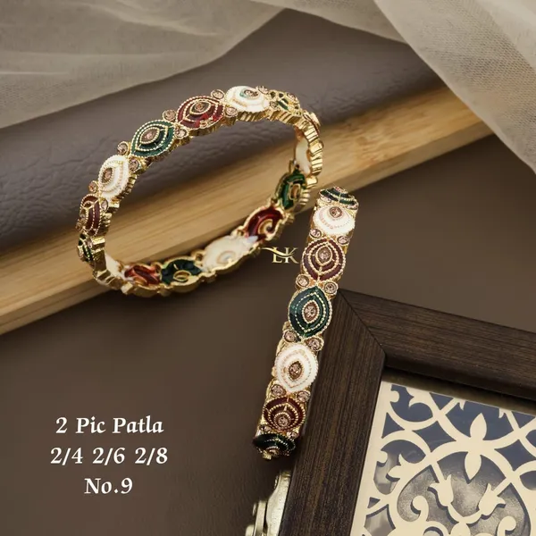 Gold_Plated_Designer_Kadli_kada_for_Women_&_Girls