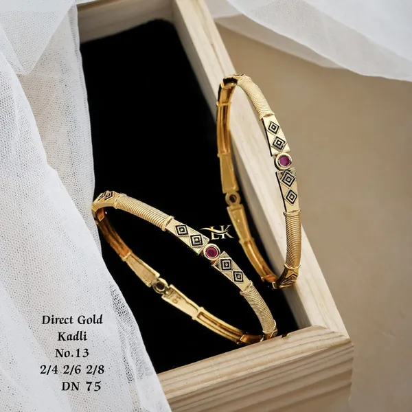 Gold_Plated_Designer_Kadli_kada_for_Women_&_Girls