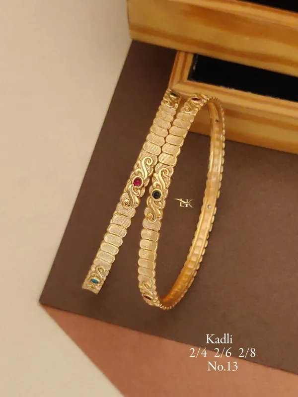Gold_Plated_Designer_Kadli_kada_for_Women_&_Girls