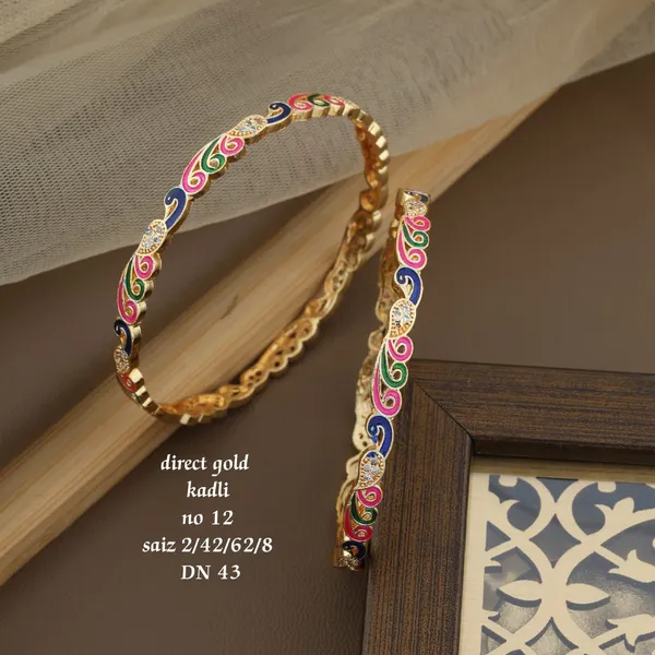 Gold_Plated_Designer_Kadli_kada_for_Women_&_Girls