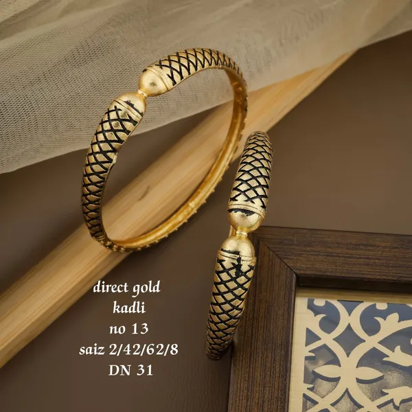 Gold_Plated_Designer_Kadli_kada_for_Women_&_Girls