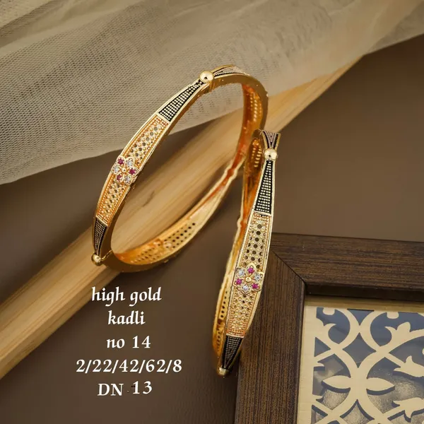 Gold_Plated_Designer_Kadli_kada_for_Women_&_Girls