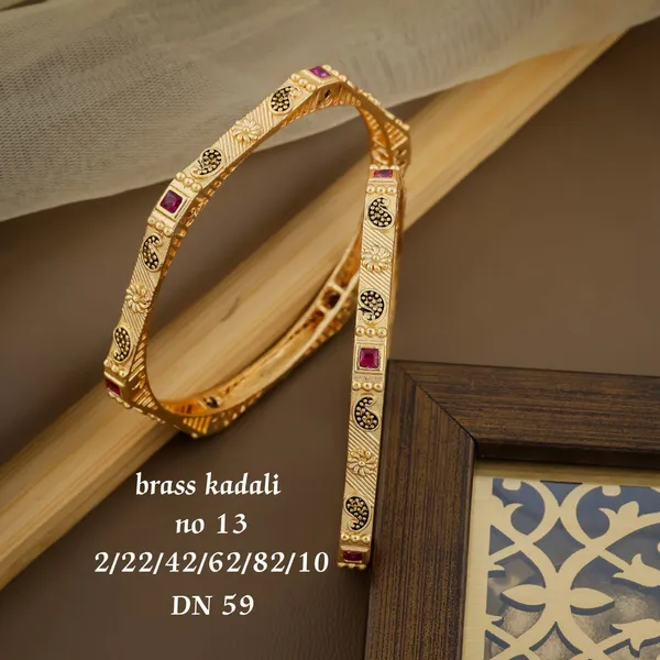 Gold_Plated_Designer_Kadli_kada_for_Women_&_Girls