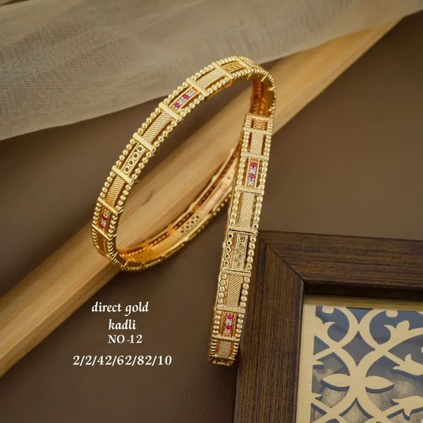Gold_Plated_Designer_Kadli_kada_for_Women_&_Girls