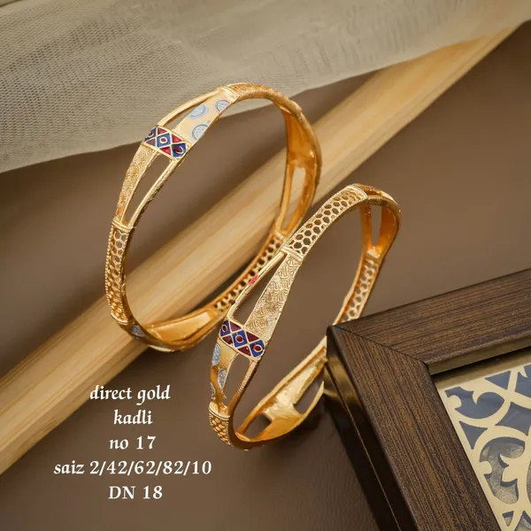 Gold_Plated_Designer_Kadli_kada_for_Women_&_Girls
