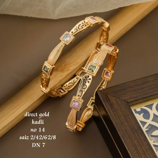Gold_Plated_Designer_Kadli_kada_for_Women_&_Girls