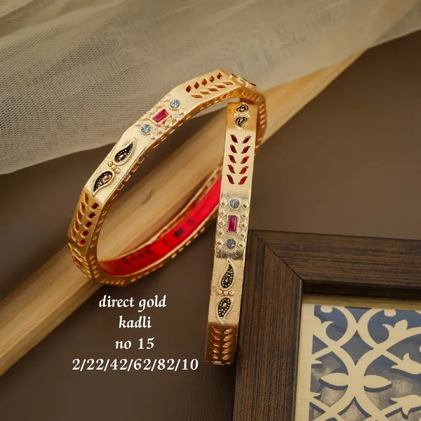 Gold_Plated_Designer_Kadli_kada_for_Women_&_Girls