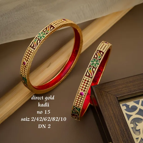 Gold_Plated_Designer_Kadli_kada_for_Women_&_Girls