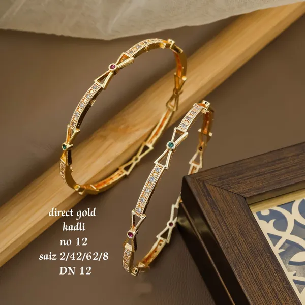 Gold_Plated_Designer_Kadli_kada_for_Women_&_Girls