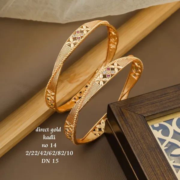 Gold_Plated_Designer_Kadli_kada_for_Women_&_Girls