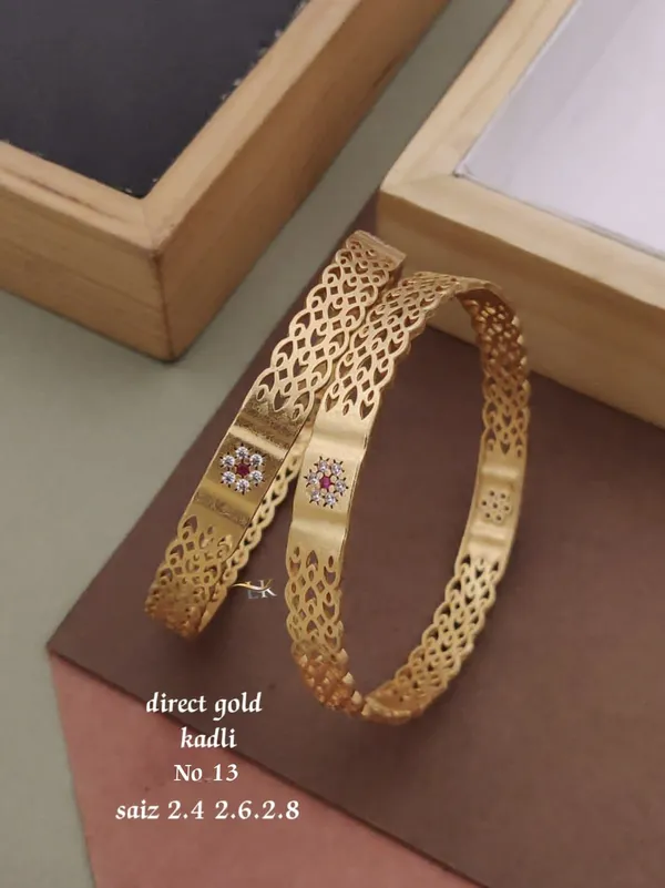 Gold_Plated_Designer_Kadli_kada_for_Women_&_Girls