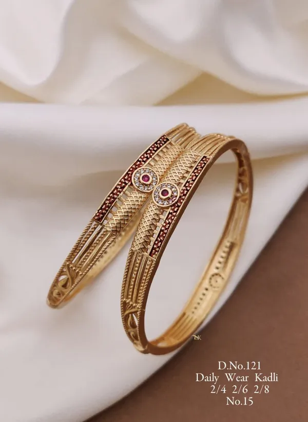 Gold_Plated_Designer_Kadli_kada_for_Women_&_Girls
