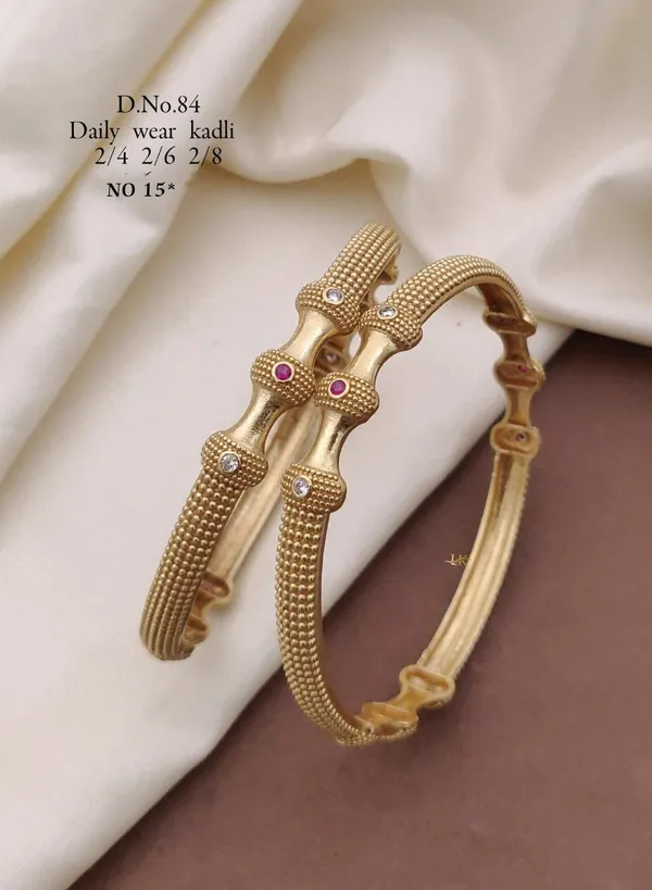 Gold_Plated_Designer_Kadli_kada_for_Women_&_Girls