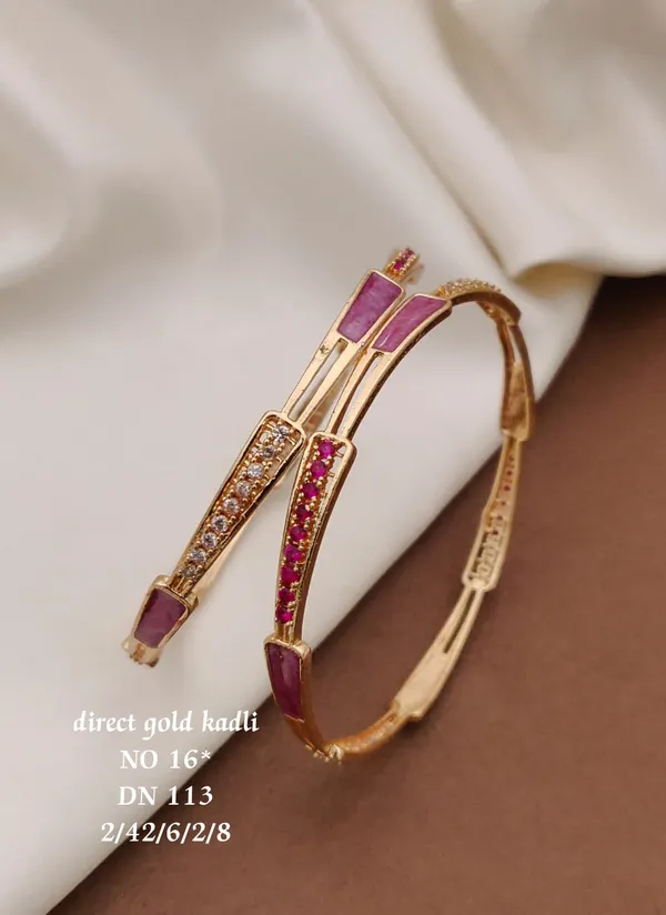 Gold_Plated_Designer_Kadli_kada_for_Women_&_Girls