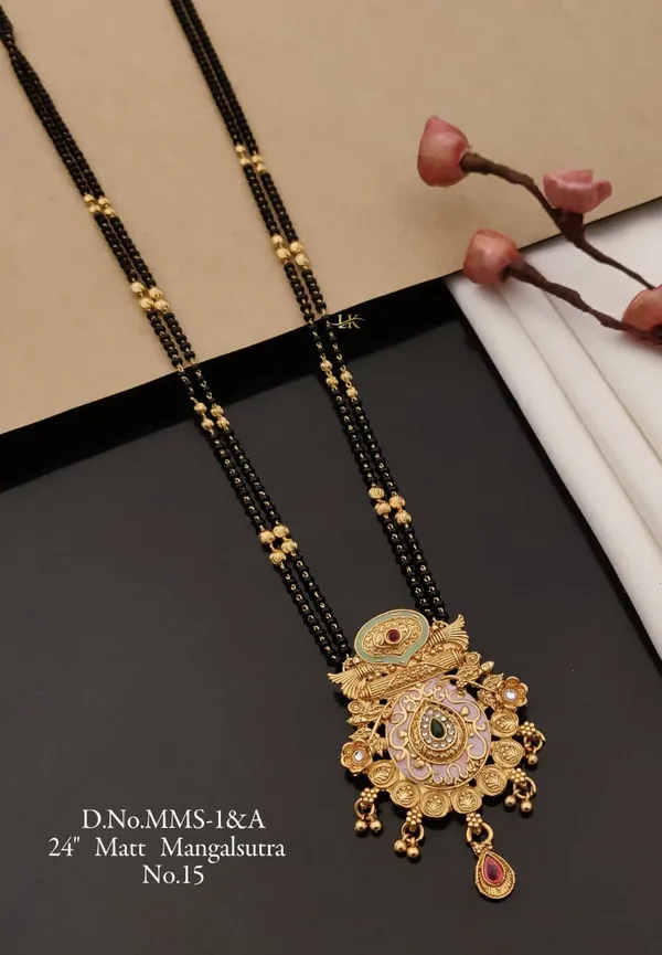 Traditional_Gold_Plated_Mangalsutra_/_Ethnic_Jewellery_/_Elegant_Design