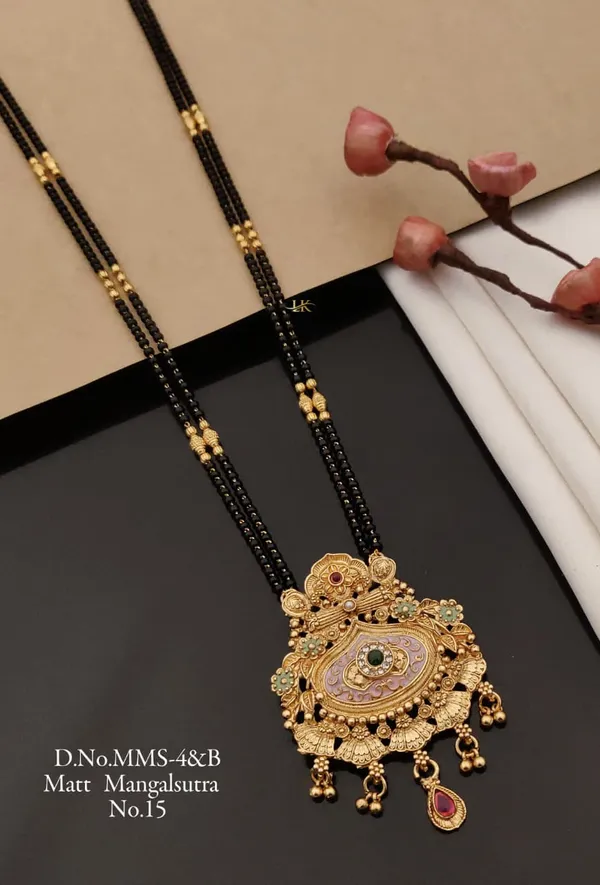 Traditional_Gold_Plated_Mangalsutra_/_Ethnic_Jewellery_/_Elegant_Design