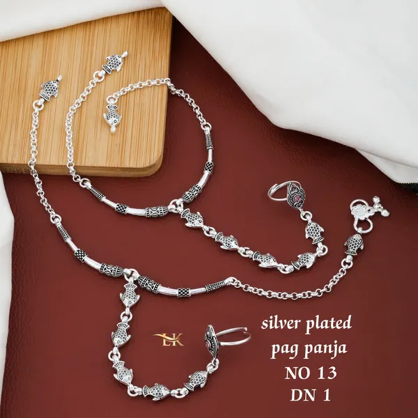 New_Anklet_Silver_Plated_Pag_panja