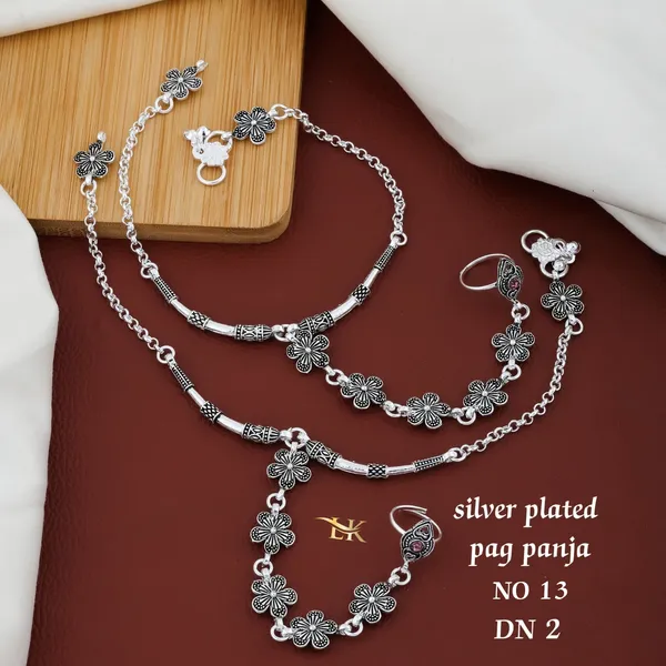 New_Anklet_Silver_Plated_Pag_panja