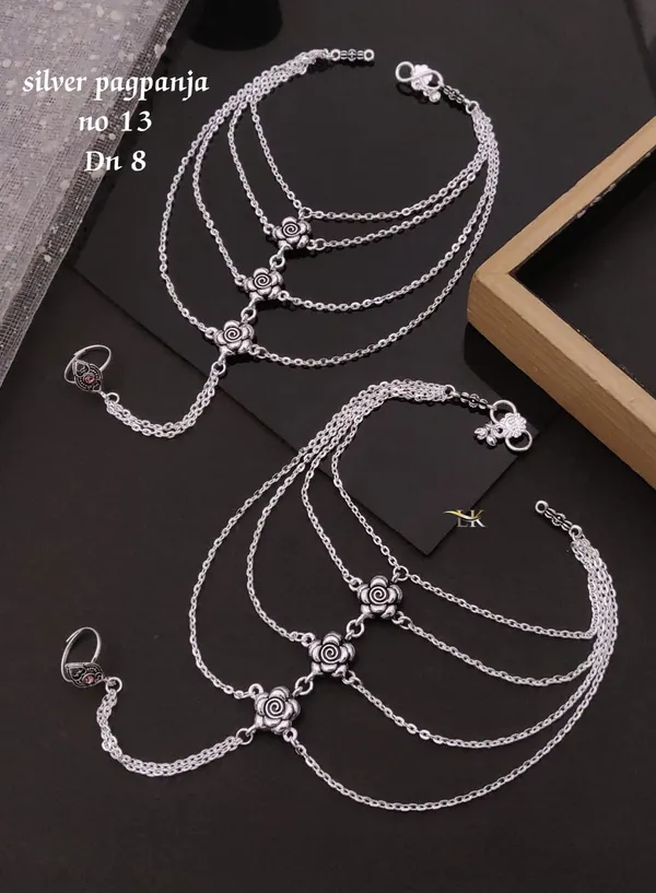 New_Anklet_Silver_Plated_Pag_panja