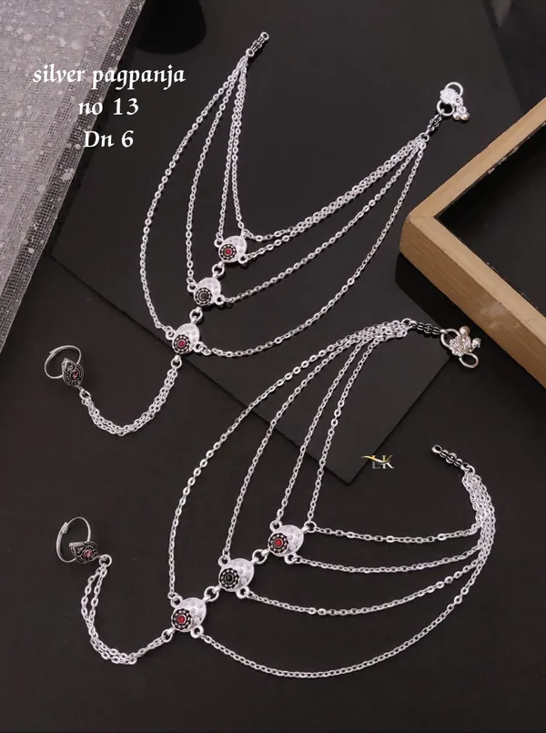 New_Anklet_Silver_Plated_Pag_panja