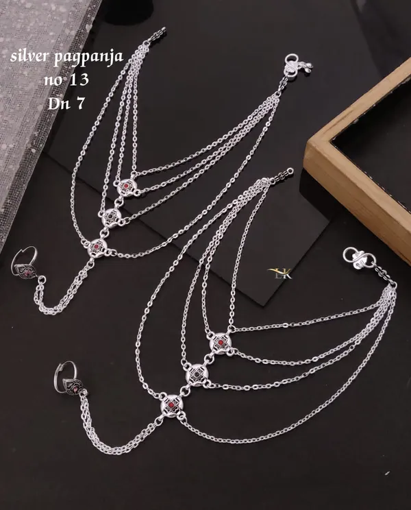 New_Anklet_Silver_Plated_Pag_panja