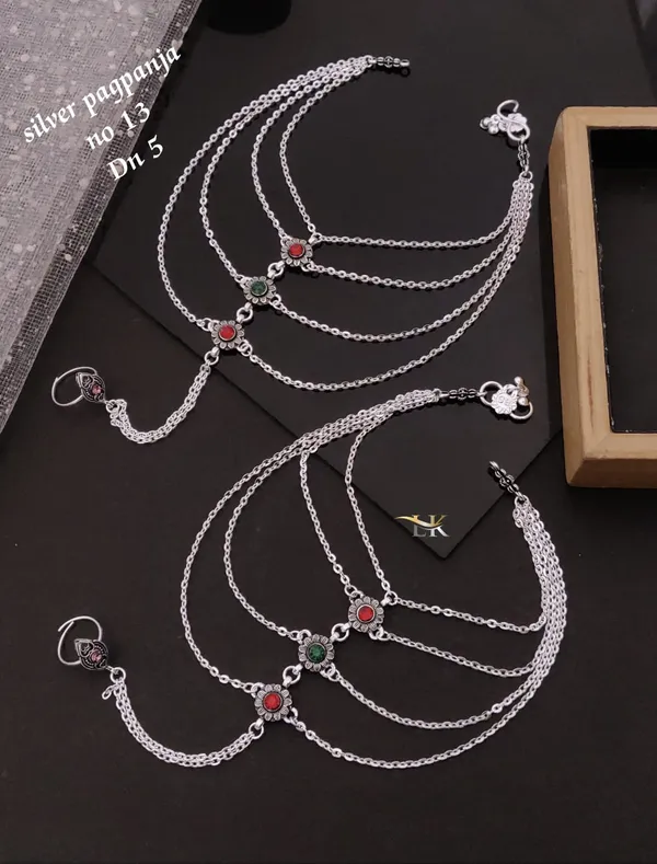 New_Anklet_Silver_Plated_Pag_panja