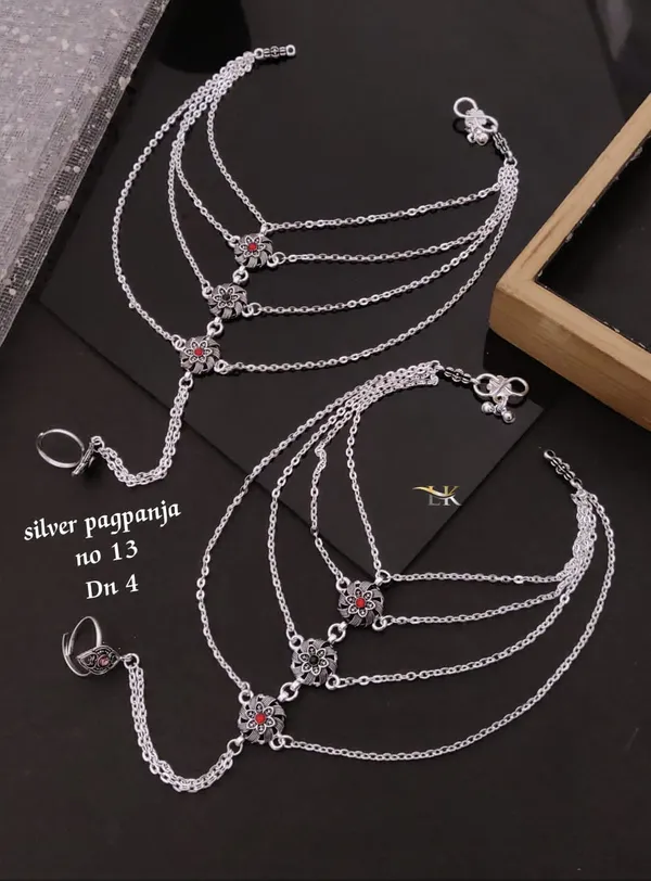 New_Anklet_Silver_Plated_Pag_panja