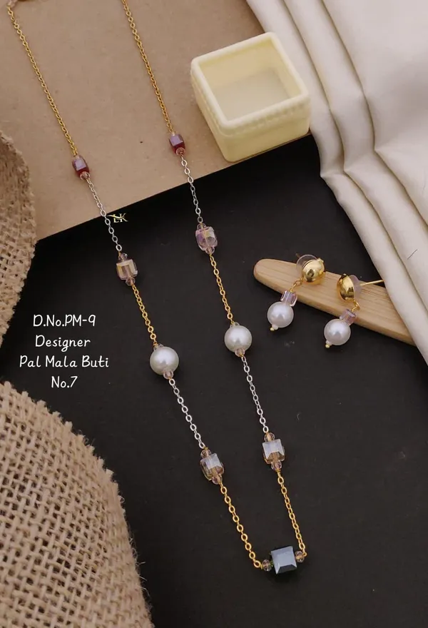 Gold-Plated_Artificial__Necklace_And_Earrings