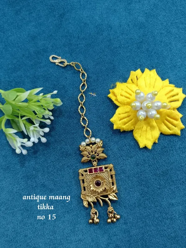 Golden_Brass_Fancy_Maang_Tikka