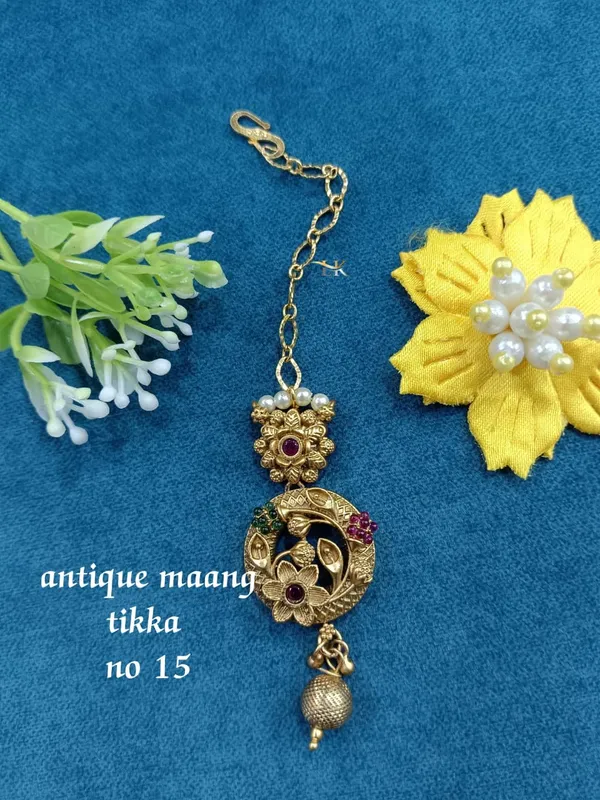 Golden_Brass_Fancy_Maang_Tikka