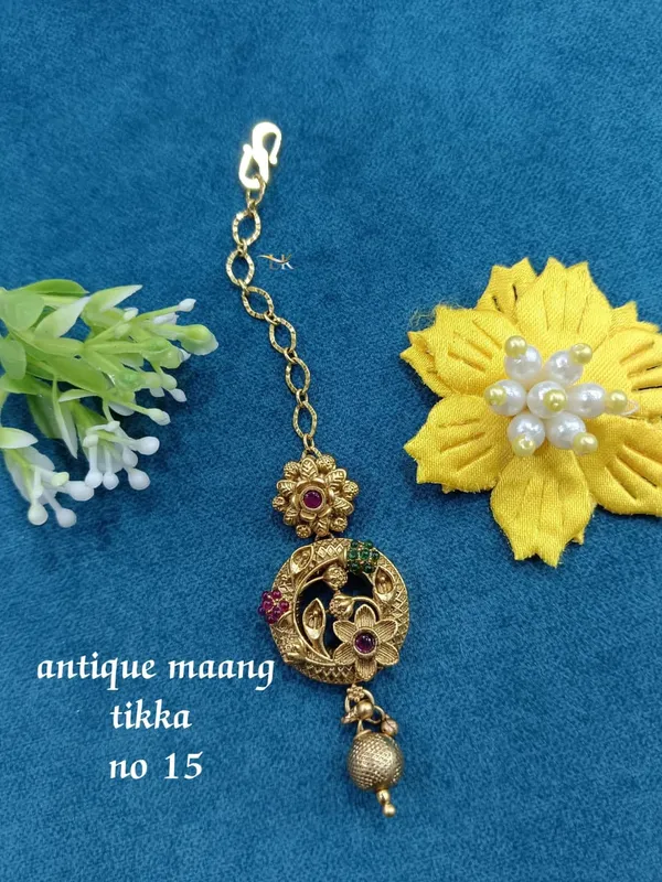 Golden_Brass_Fancy_Maang_Tikka