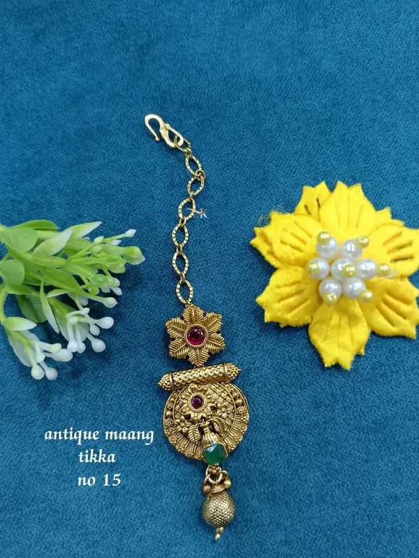 Golden_Brass_Fancy_Maang_Tikka