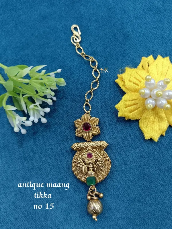 Golden_Brass_Fancy_Maang_Tikka
